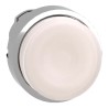 Schneider Electric Harmony XB4 Series White Spring Return Push Button Head, Round, 22 mm Cutout, IP69K, IP66 ZB4BW113