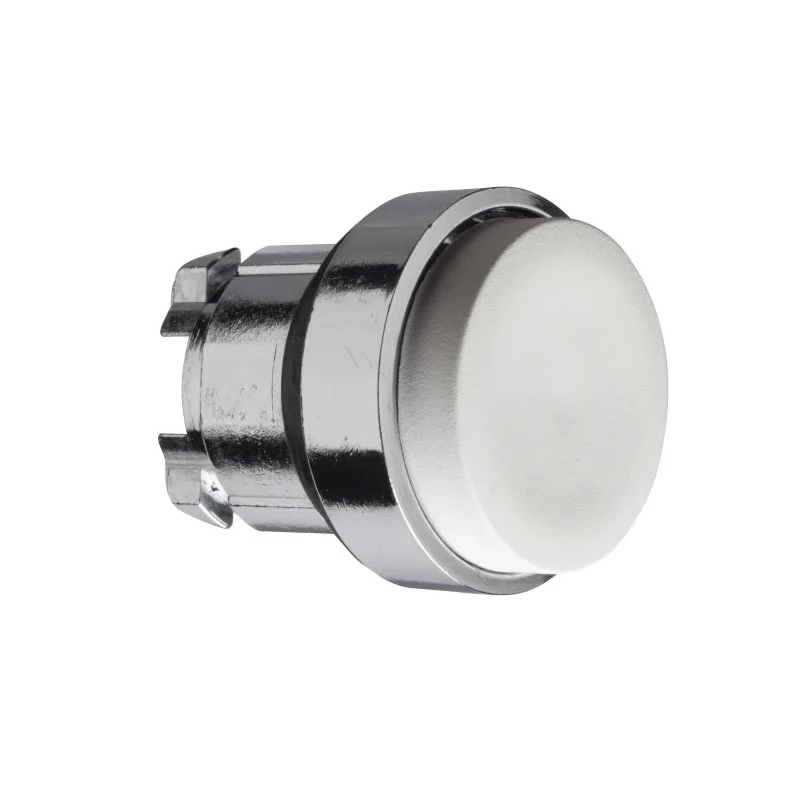Schneider Electric Harmony XB4 Series White Spring Return Push Button Head, 22 mm Cutout, IP69K, IP67, IP66 ZB4BL1
