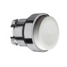 Schneider Electric Harmony XB4 Series White Spring Return Push Button Head, 22 mm Cutout, IP69K, IP67, IP66 ZB4BL1