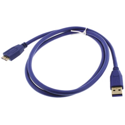 Wurth Elektronik IC Socket USB Cable Male USB Type A to Male Micro USB Type B USB 3.0 1 m 30V 692904100000