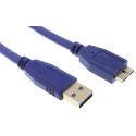 Wurth Elektronik IC Socket USB Cable Male USB Type A to Male Micro USB Type B USB 3.0 1 m 30V 692904100000