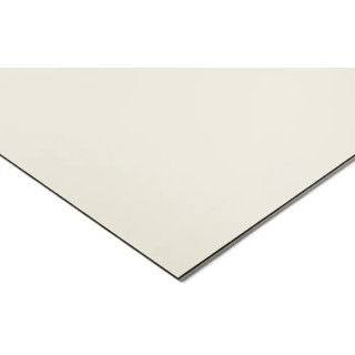 RS PRO Black, White Polycarbonate Plastic Sheet 1.3 m x 500 mm x 3 mm 748-1295