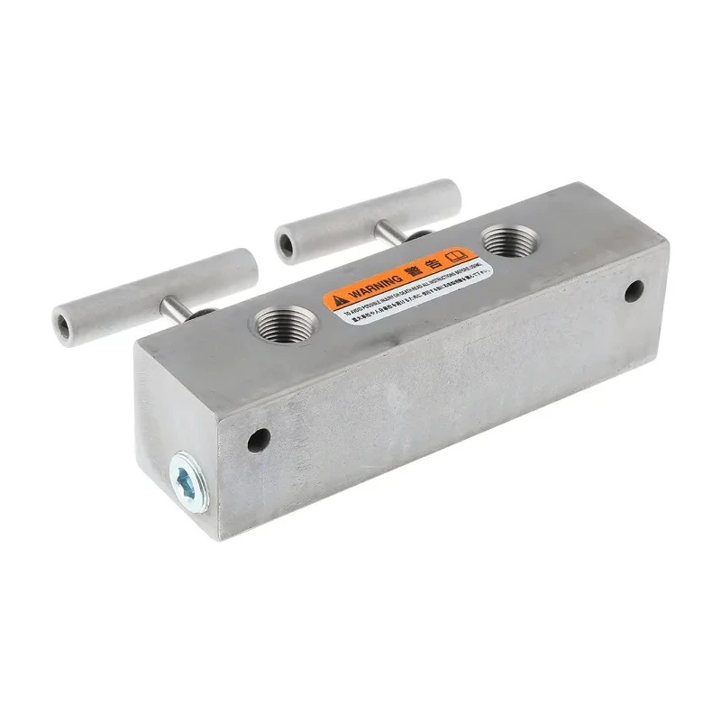Enerpac Hydraulic Manifold, 5 Stations, Threaded Port 3/8 in, Maximum Operating Pressure 700 bar AM21