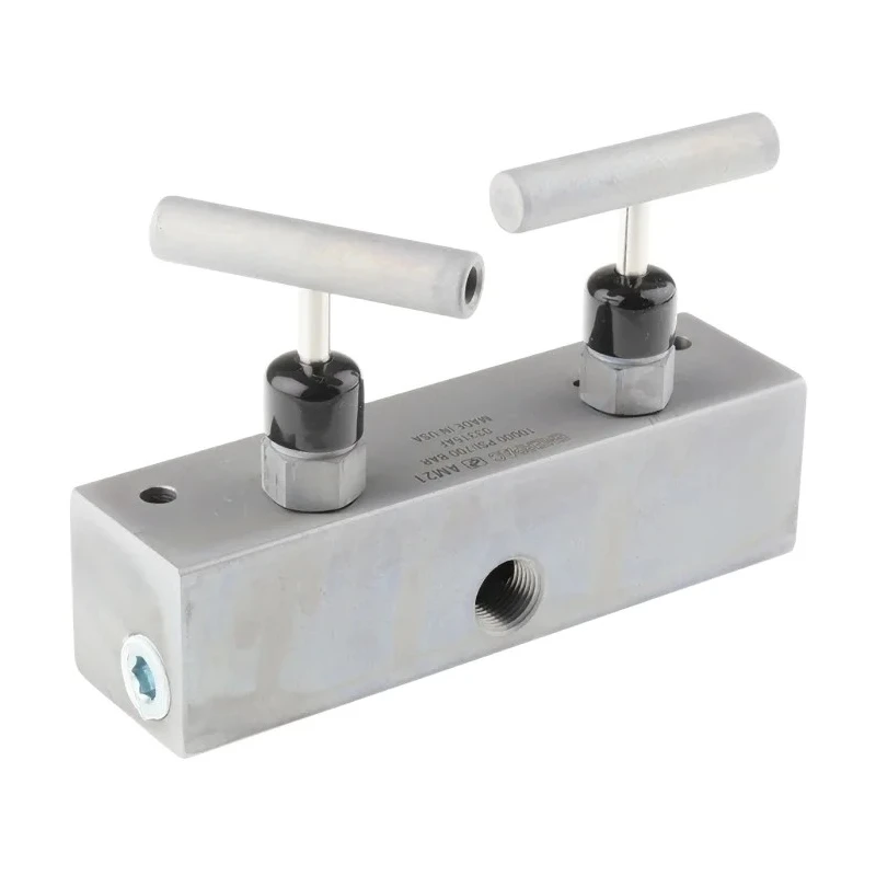 Enerpac Hydraulic Manifold, 5 Stations, Threaded Port 3/8 in, Maximum Operating Pressure 700 bar AM21