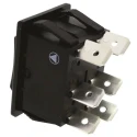 Arcolectric (Bulgin) Ltd DPDT On-Off-On On-Off-On Rocker Switch Panel C1570ALAAAB