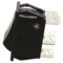 Arcolectric (Bulgin) Ltd DPDT On-Off-On On-Off-On Rocker Switch Panel C1570ALAAAB