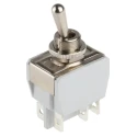 APEM Toggle Switch Panel Mount On-On DPDT Tab Terminal 24V DC 250V AC 646H/2