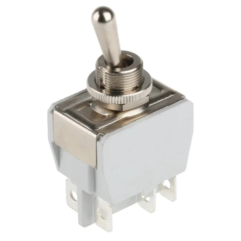 APEM Toggle Switch Panel Mount On-On DPDT Tab Terminal 24V DC 250V AC 646H/2