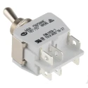 APEM Toggle Switch Panel Mount On-On DPDT Tab Terminal 24V DC 250V AC 646H/2