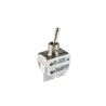 APEM Panel Mount Toggle Switch, On-Off, DPST, Tab Terminal, 24 V DC, 250 V AC, Nickel Plated Brass Actuator 641H/2