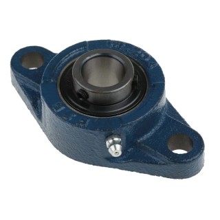 RS PRO 2 Hole Flanged Bearing Unit 20 mm Inside Diameter Cast Iron UCFL204