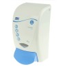 SCJ Professional Wall Mounted Soap Dispenser 1 L Manual, Blue White Plastic with BioCote Antibacterial Protection LGT1LDS
