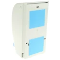 SCJ Professional Wall Mounted Soap Dispenser 1 L Manual, Blue White Plastic with BioCote Antibacterial Protection LGT1LDS