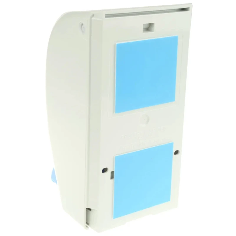 SCJ Professional Wall Mounted Soap Dispenser 1 L Manual, Blue White Plastic with BioCote Antibacterial Protection LGT1LDS