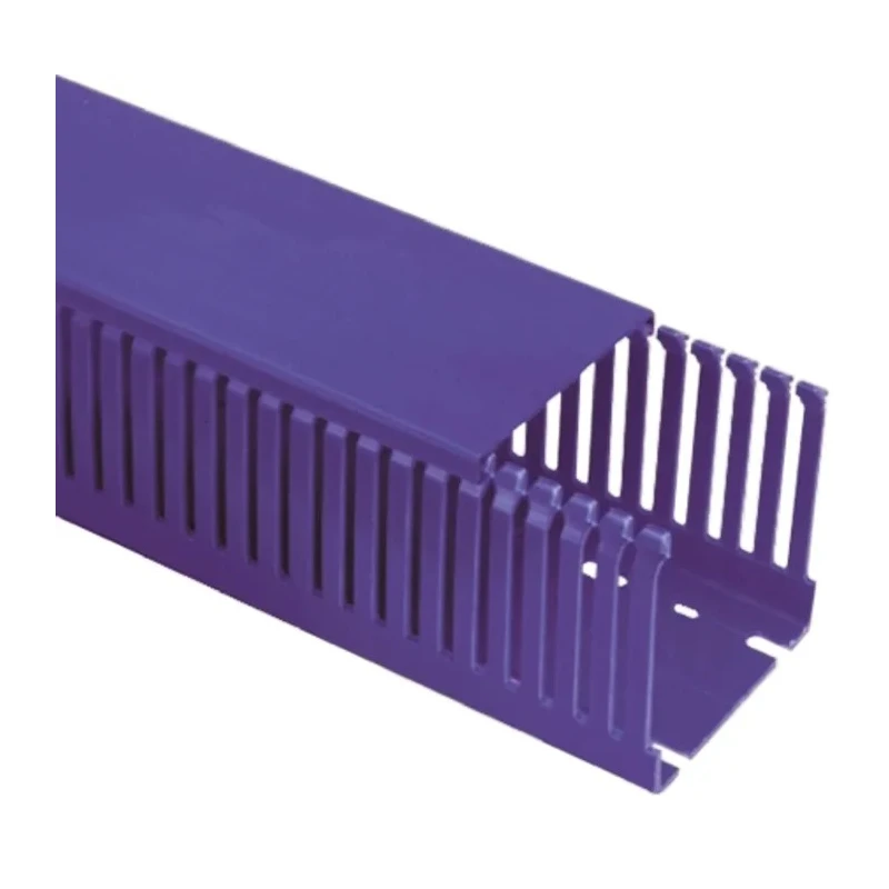 Betaduct Blue Open Slot Cable Trunking, Width 37.5mm, Depth 75mm, Length 2m, Noryl Material, Model 20476034