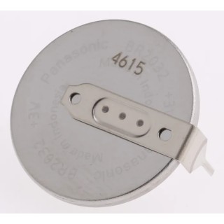 Panasonic BR2032 Lithium Polycarbon Monofluoride Button Battery 3 V 20 mm Diameter BR-2032/HEN
