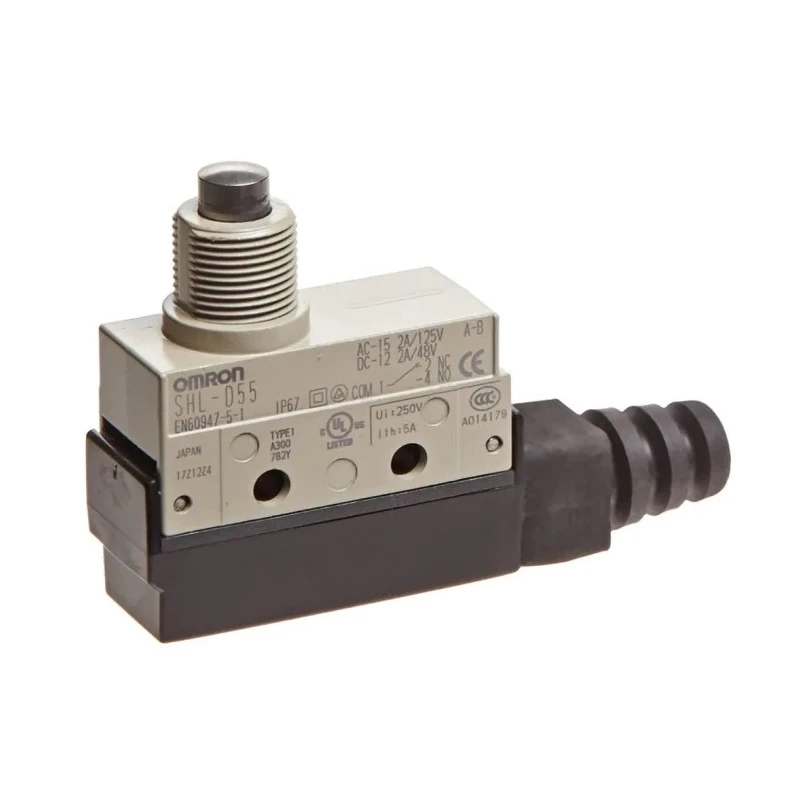 Omron Metal Housing Plunger Limit Switch SPDT IP67 250V AC 2A 