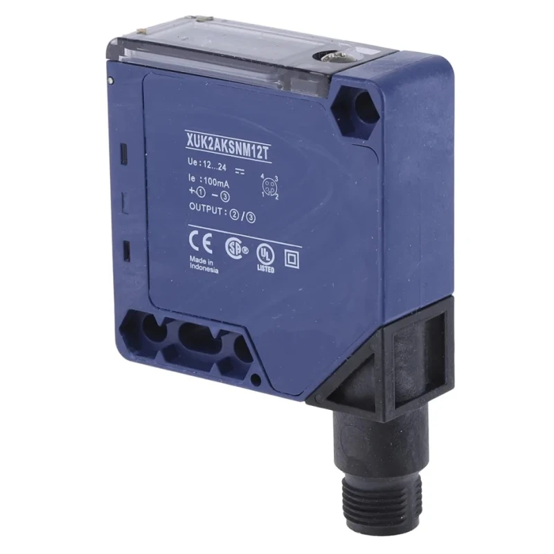 Telemecanique Sensors Through Beam Photoelectric Sensor, Compact Design, 30 m Detection Range, Solid State XUK2AKSNM12T