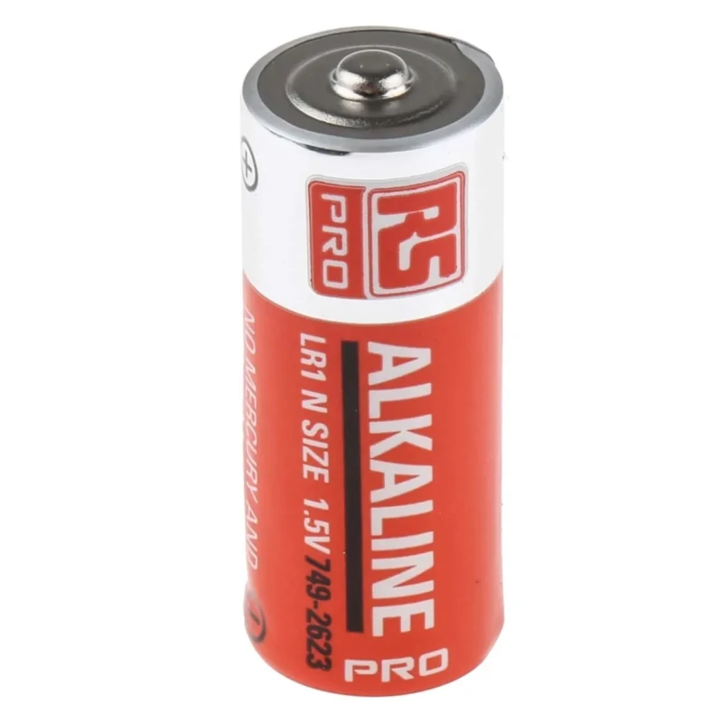RS PRO Alkaline 1.5 V LR1 Battery, 900 mAh, 12 mm 749-2623