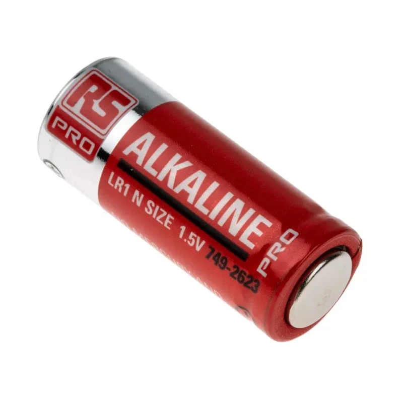 RS PRO Alkaline 1.5 V LR1 Battery, 900 mAh, 12 mm 749-2623