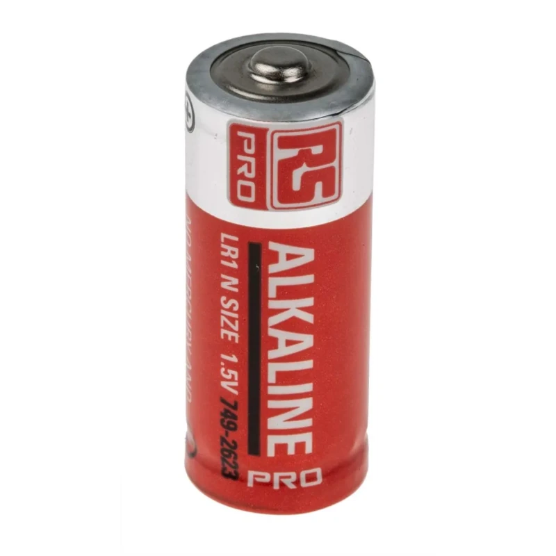 RS PRO Alkaline 1.5 V LR1 Battery, 900 mAh, 12 mm 749-2623