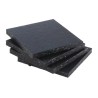 Fabreeka 100mm Anti-Vibration Breaking Pad Masticated Rubber with Synthetic Fibre Reinforcement 70°C Thickness 10mm 2311152