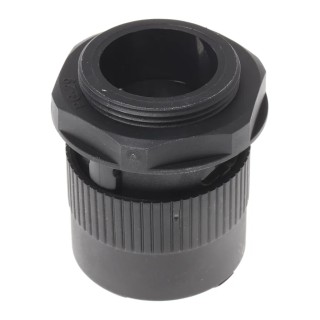 RS PRO Conduit Fitting, 32 mm Nominal Size, PG29 Thread Size, Polyamide 66, Black, Model 755-9063