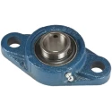 RS PRO Two-Bolt Flange Bearing Unit Cast Iron 17 mm Inside Diameter UCFL203