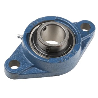 RS PRO 2 Hole Flange Bearing Unit 35 mm ID Cast Iron UCFL207