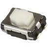 Panasonic White Tactile Switch Push Plate SPST 20mA Surface Mount 1.7mm EVPAA402W