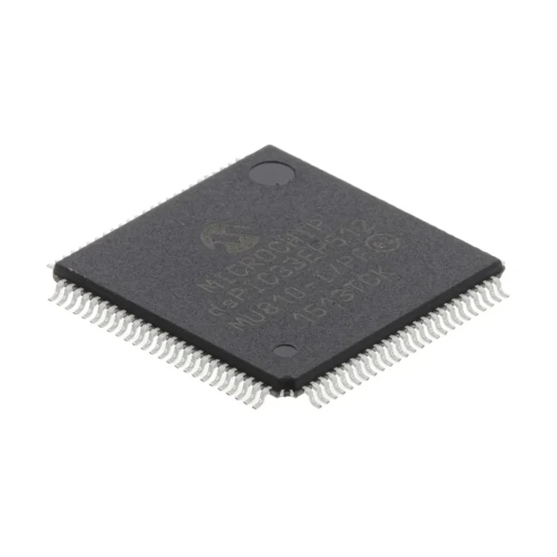 Microchip 16 bit dsPIC33EP512MU810-I/PF Microcontroller, 70 MHz, 536kB FLASH, 16bit Data Bus, 100-Pin TQFP