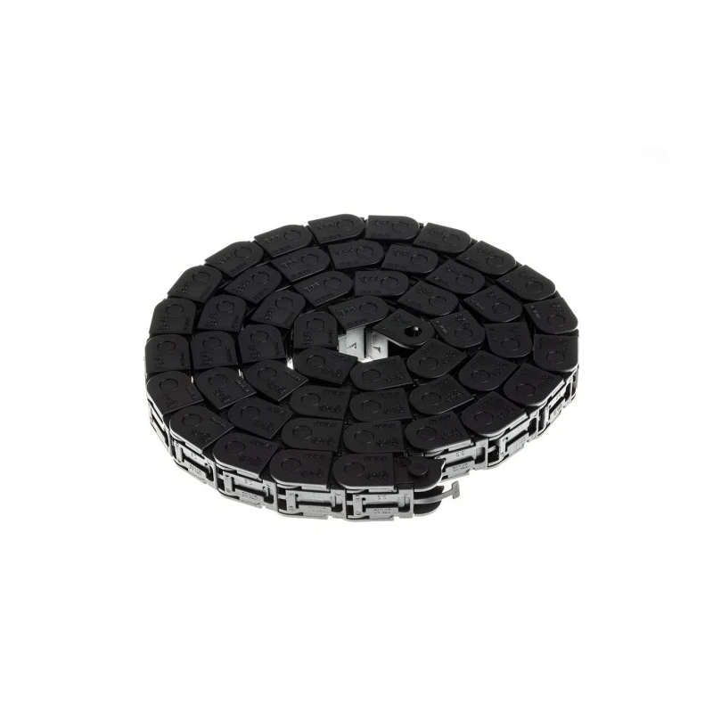 Igus Cable Trunking Black 16.5mm Width x 15mm Depth x 1m Length, 18mm Minimum Bend Radius, Igumid GLW Material 07.10.018.0