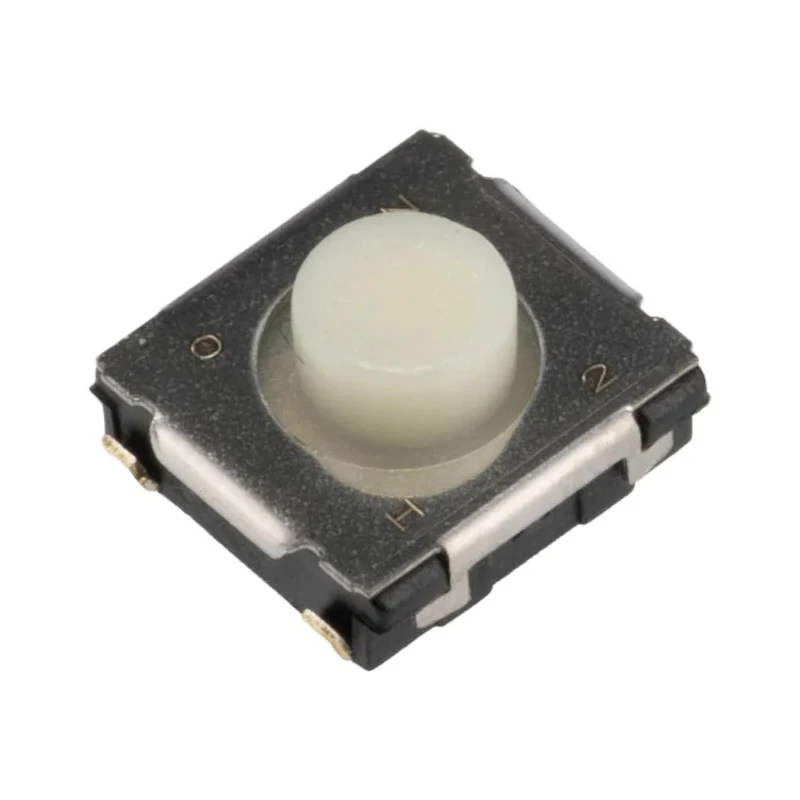 Panasonic White Tactile Switch Push Plate 3.1 mm SPST 20mA 15 V DC Surface EVQQ2F03W