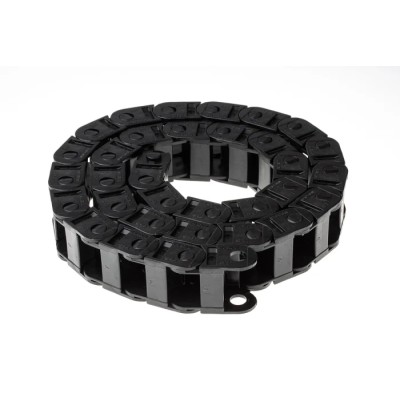Igus e-chain Black Cable Trunking W36mm x D23mm, Length 1m, Minimum Bend Radius 48mm, Igumid G W36mm