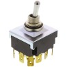 TE Connectivity Toggle Switch Panel Mount On-On 4PDT, Tab Terminal, 30 V dc, 250 V ac A4TN15W04