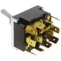 TE Connectivity Toggle Switch Panel Mount On-On 4PDT, Tab Terminal, 30 V dc, 250 V ac A4TN15W04
