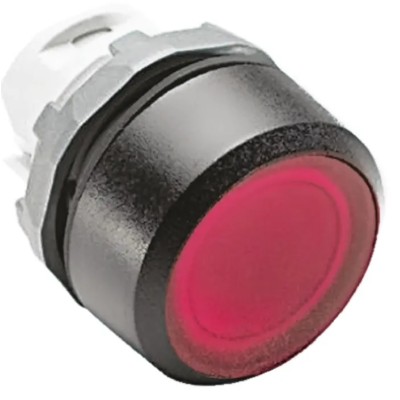 ABB Modular Series Red Momentary Push Button Head 22 mm Cutout IP66 1SFA611100R1101 MP1-11R