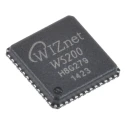 WIZnet Inc 48-Pin QFN Ethernet Controller 3.63V 100 Mbps SPI Full Duplex/Half Duplex W5200