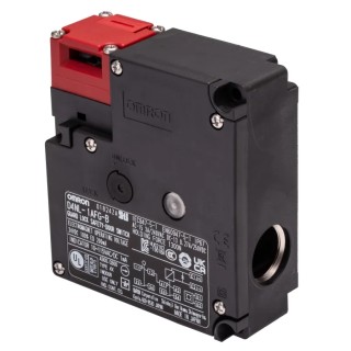 Omron Solenoid Interlock Switch Power to Lock 24V DC IP67 Plastic Housing D4NL