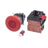 Omron A22E Series Twist Release Illuminated Emergency Stop Push Button Panel Mount 22mm Cutout 1 NC IP65 A22EL-M-24A-01