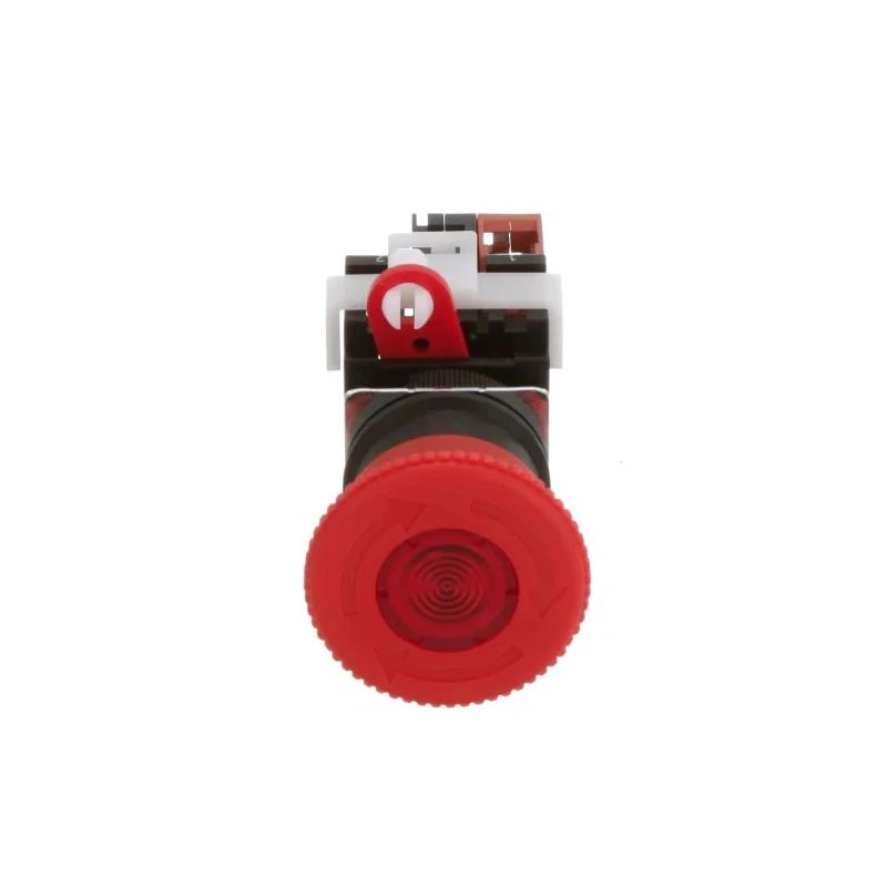 Omron A22E Series Twist Release Illuminated Emergency Stop Push Button Panel Mount 22mm Cutout 1 NC IP65 A22EL-M-24A-01