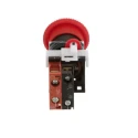 Omron A22E Series Twist Release Illuminated Emergency Stop Push Button Panel Mount 22mm Cutout 1 NC IP65 A22EL-M-24A-01