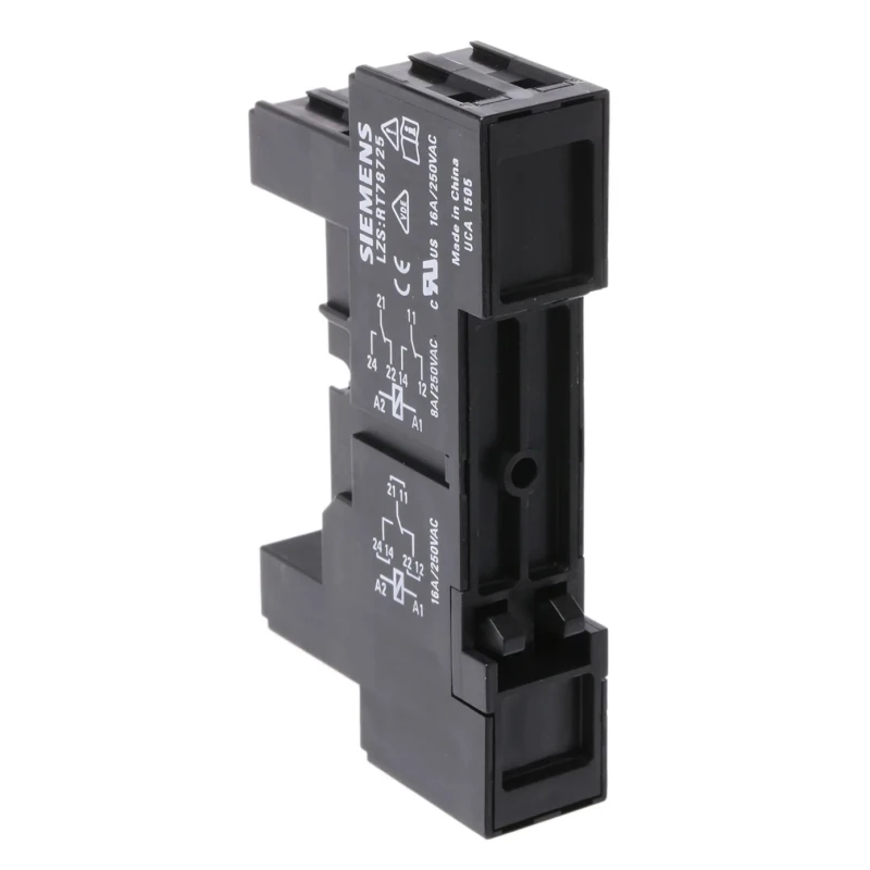 Siemens LZS Snap-On DIN Rail Relay Socket LZS:RT78725