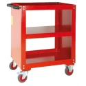 RS PRO Steel Cart with 2 Fixed and 2 Swivel Wheels 760 x 450 mm 125 mm Wheel Diameter 753-1592