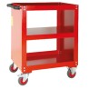RS PRO Steel Cart with 2 Fixed and 2 Swivel Wheels 760 x 450 mm 125 mm Wheel Diameter 753-1592