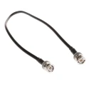 Atem BNC Series RG223 50 Ω Coaxial Cable, 500 mm Length, 1500 V, Black, Terminated 