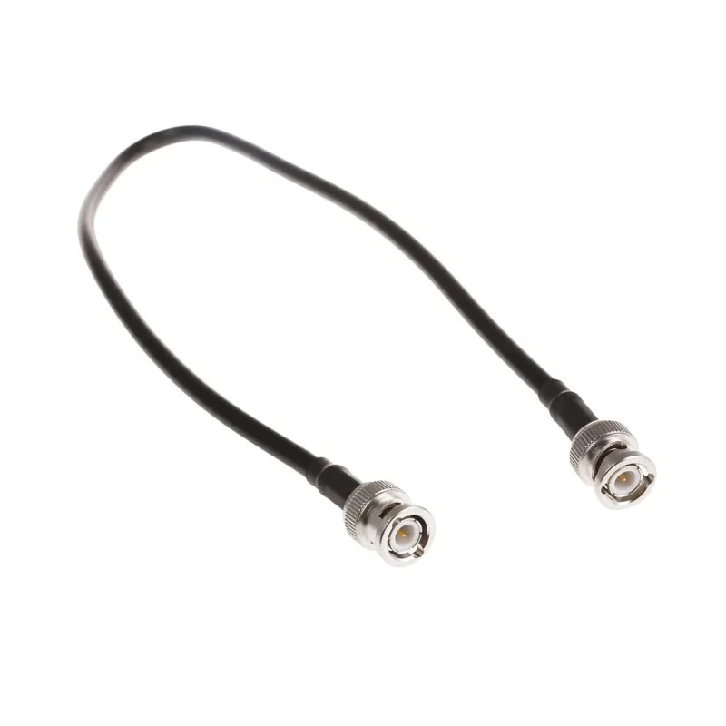 Atem BNC Series RG223 50 Ω Coaxial Cable, 500 mm Length, 1500 V, Black, Terminated 