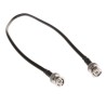 Atem BNC Series RG223 50 Ω Coaxial Cable, 500 mm Length, 1500 V, Black, Terminated