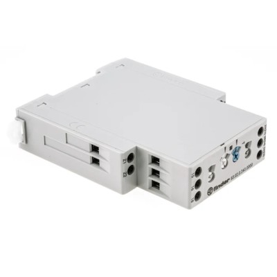 Finder 83 Series DIN Rail Timer Relay, 2-Contact DPDT, 24 V dc 24V ac 240 V ac, 0.05-10 h/s/min/days, ON 83.02.0.240.0000
