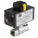 RS PRO Ball Type Pneumatic Actuated Valve 40 bar BSP Female 1/2 in 760-5576